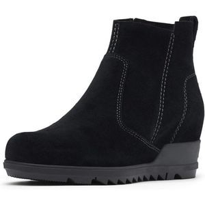 Sorel Evie Zip Suede Black Booties size 9.5